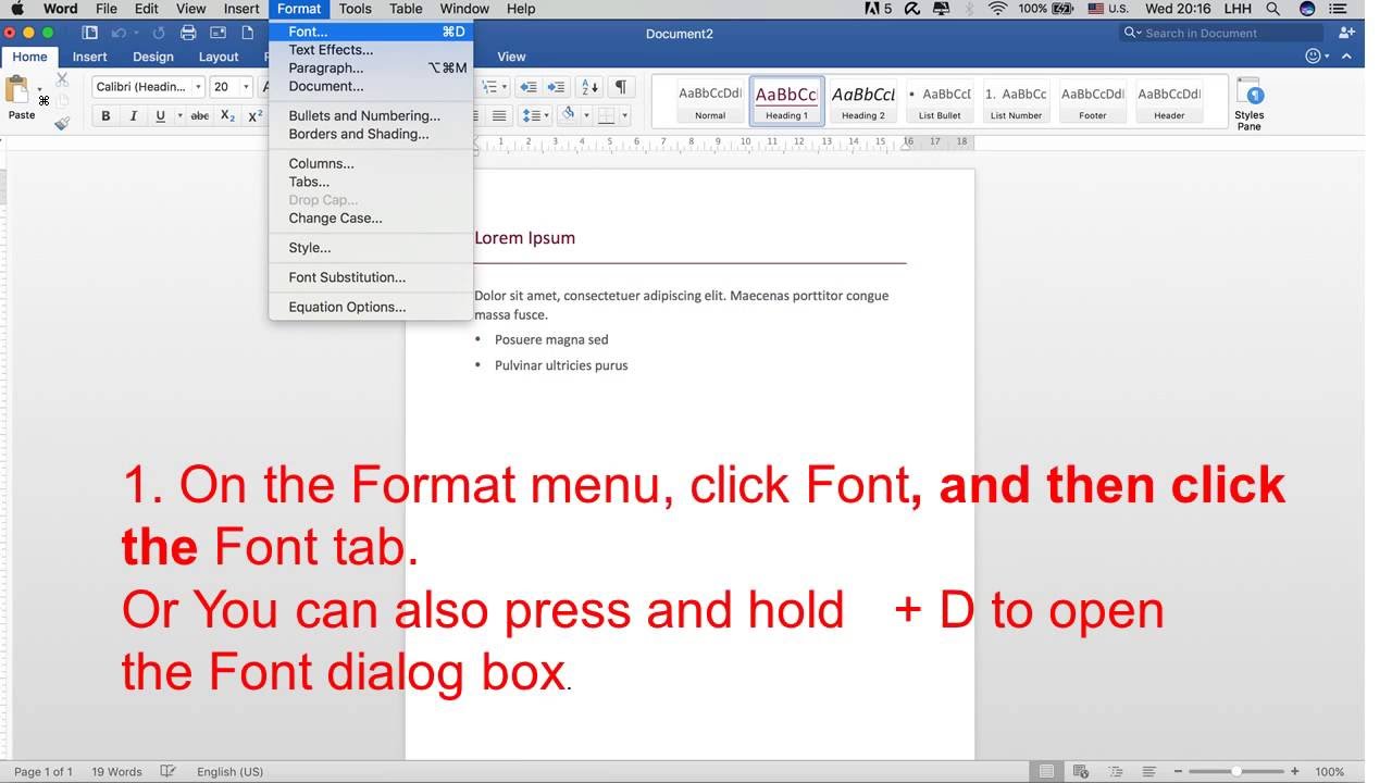 How To Download Fonts Word Mac